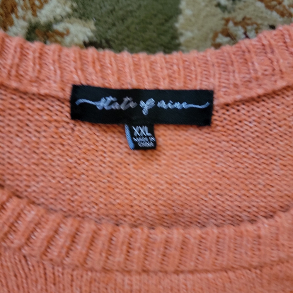 State of Mind Orange 'Good Witch' Sweater - Picture 5 of 5